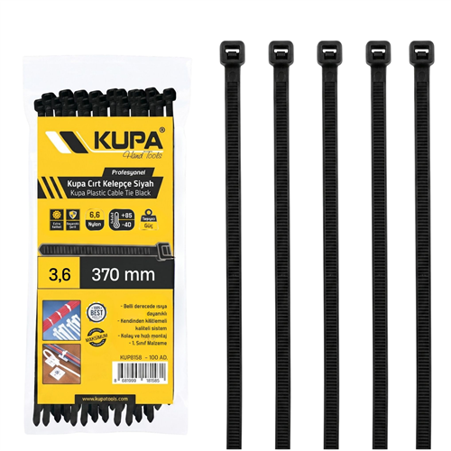 KUPA CIRT KELEPÇE SİYAH 3.6*370 MM